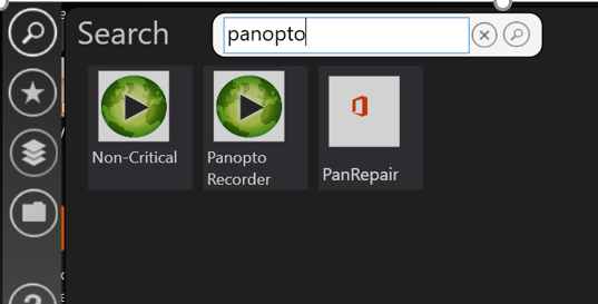 Use the PanRepair tool to reset your Panopto windows recorder application